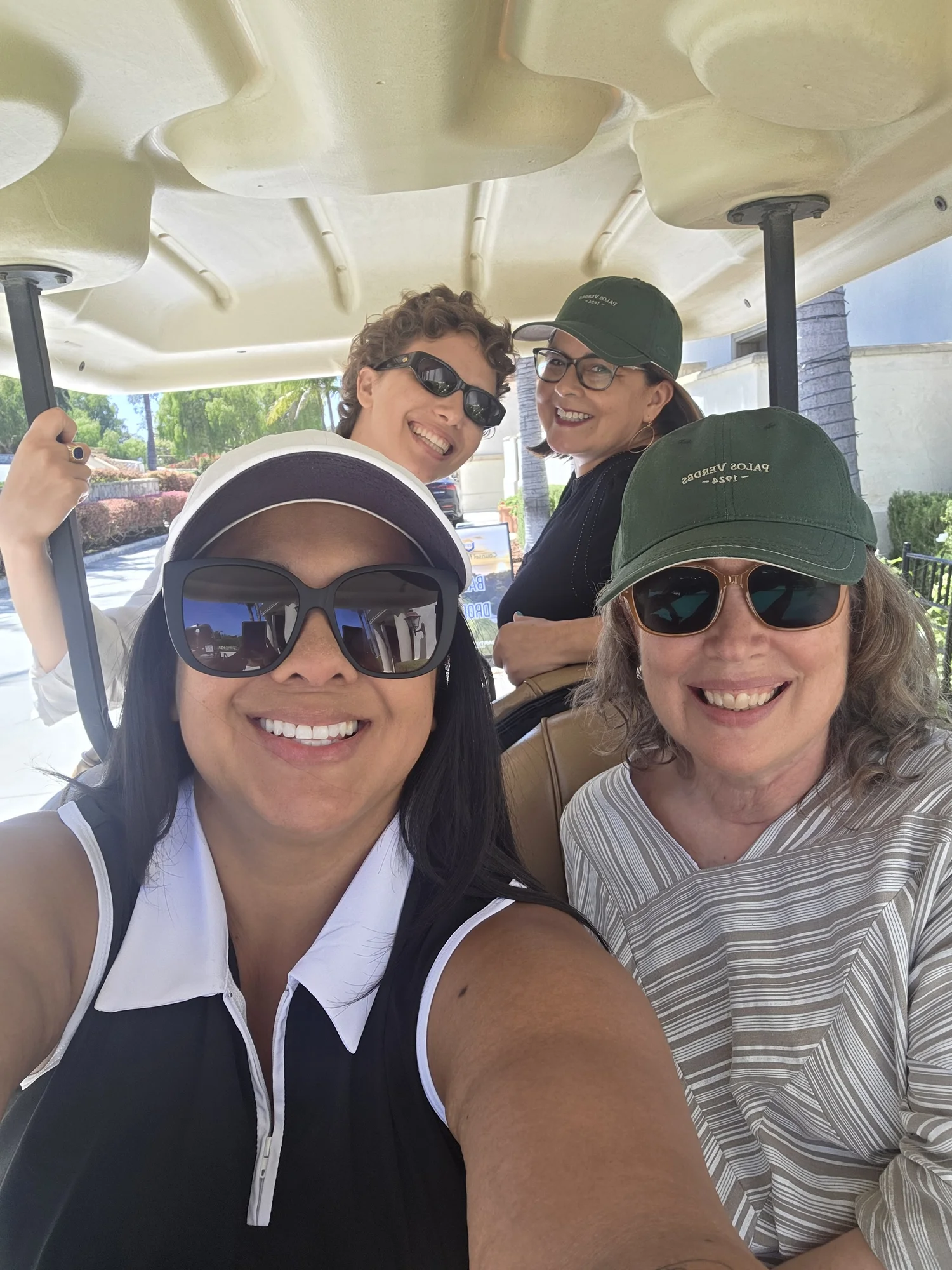 Welcome area for Golf for Justice tournament guests