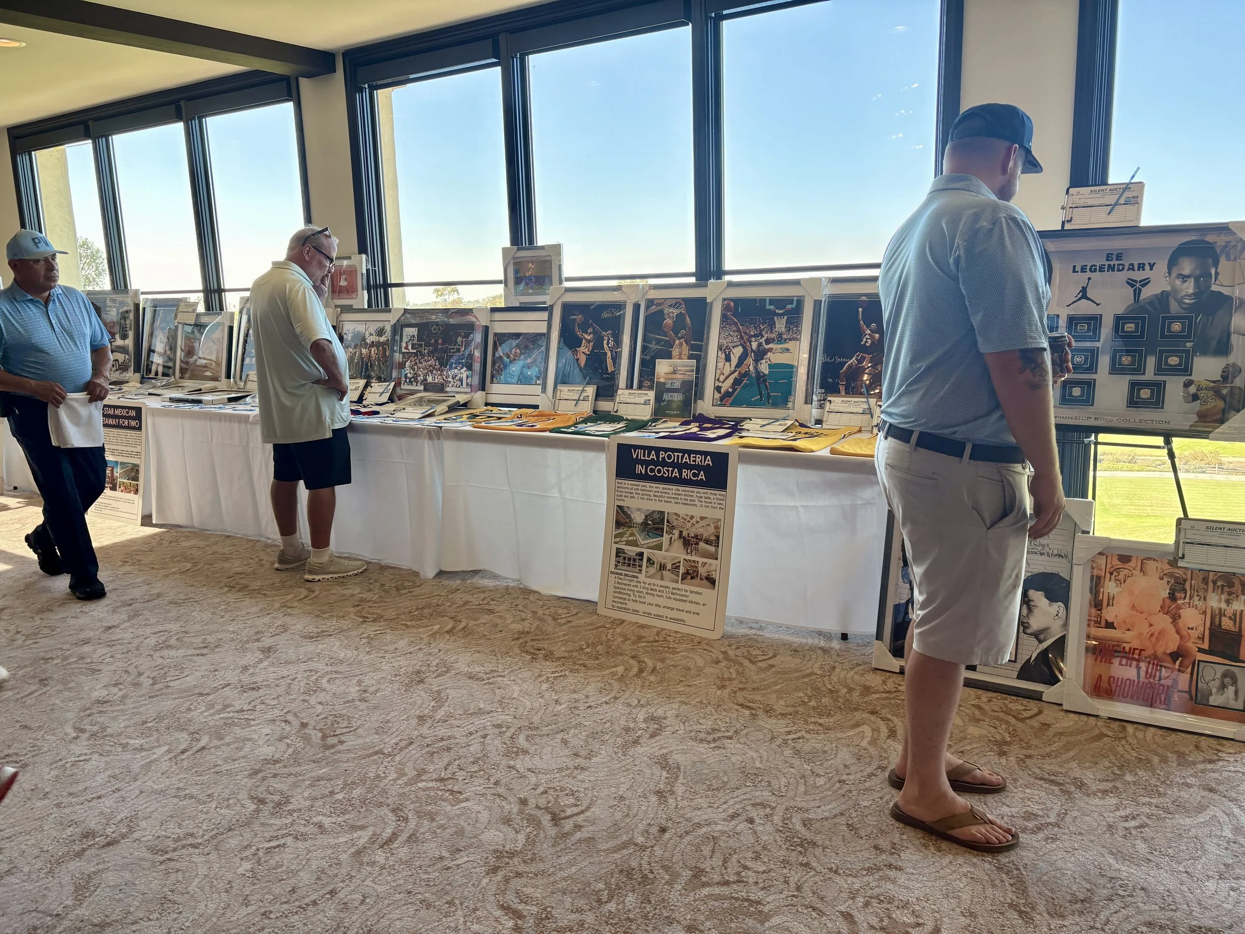 Friends and supporters at the Golf for Justice Tournament