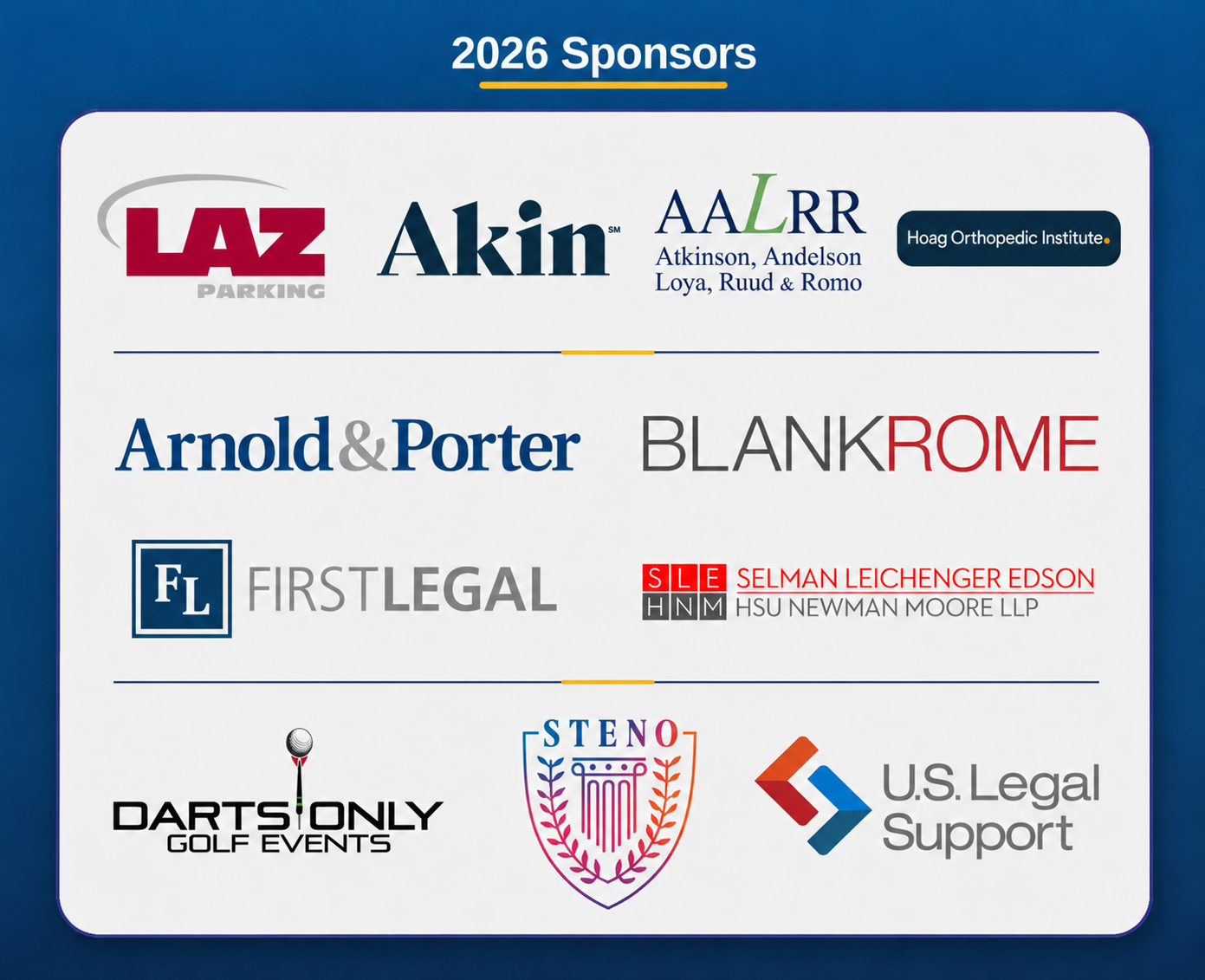2026 Sponsors