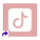 A pink computer mouse with a purple detail and white scroll wheel.