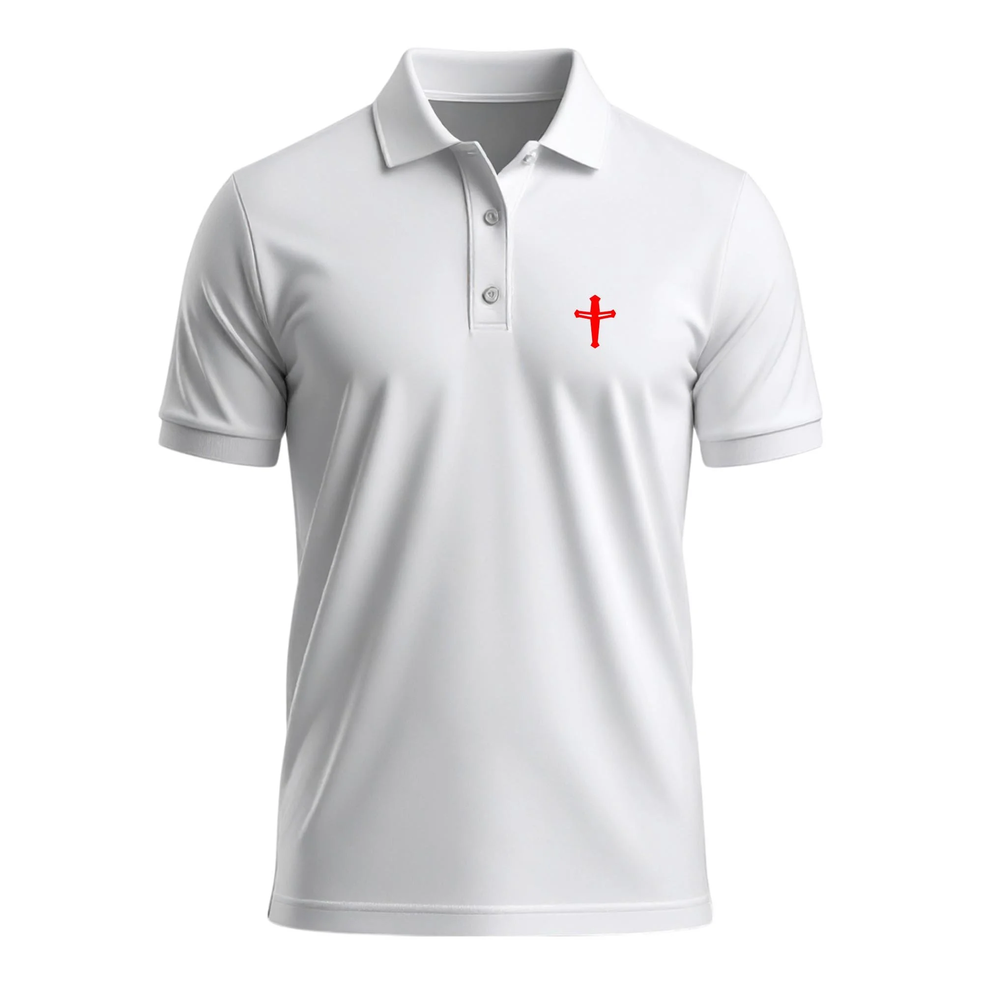 Templar | Polo | T-Shirt | Lightweight | Casual Fit | White