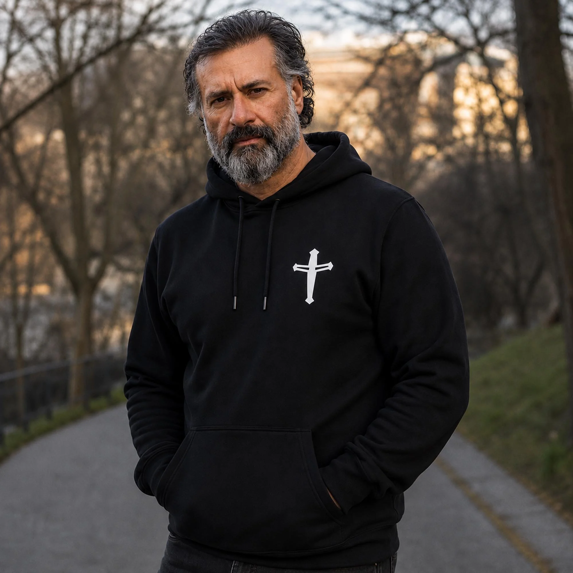Kingdom Power Glory | Hoodie | Casual Fit | Luxury Cotton | Black