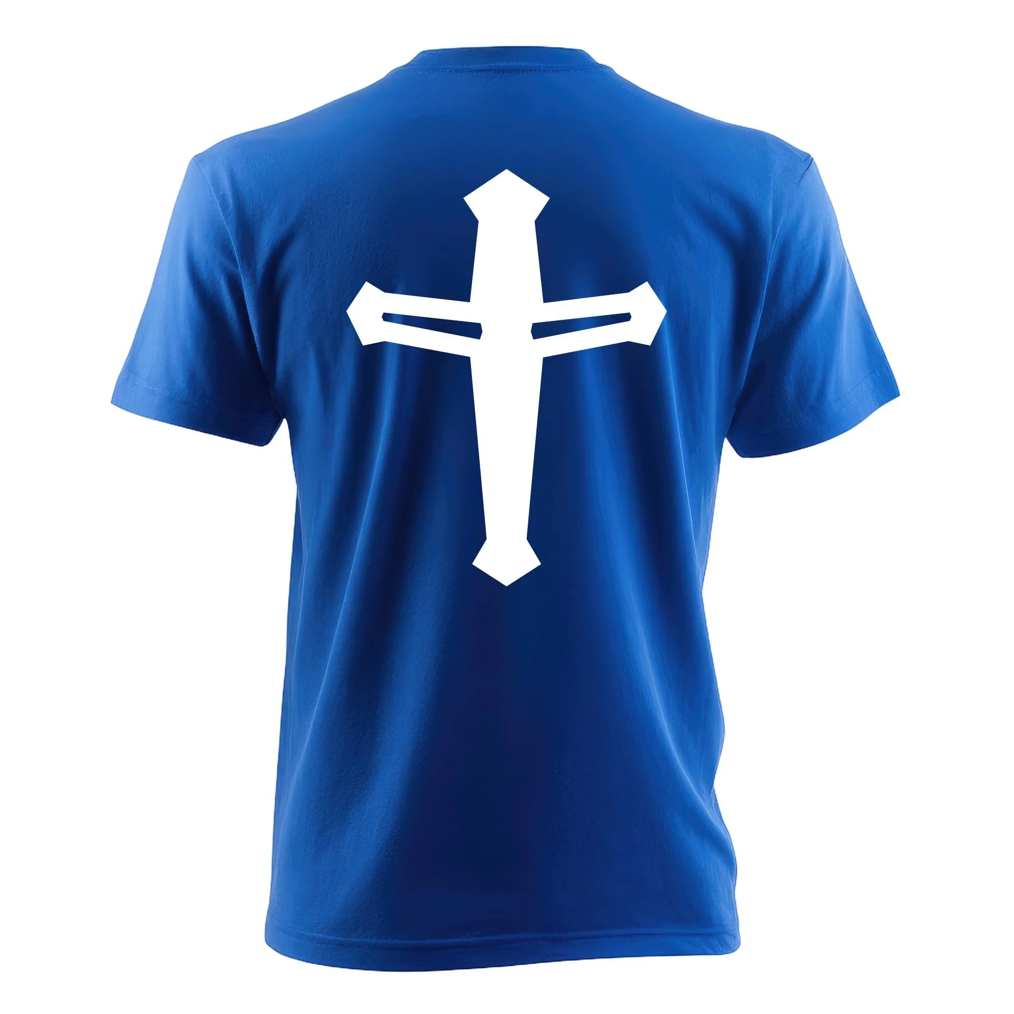 Deus Vult Club The Statement T-Shirt Lightweight Slim Fit Blue