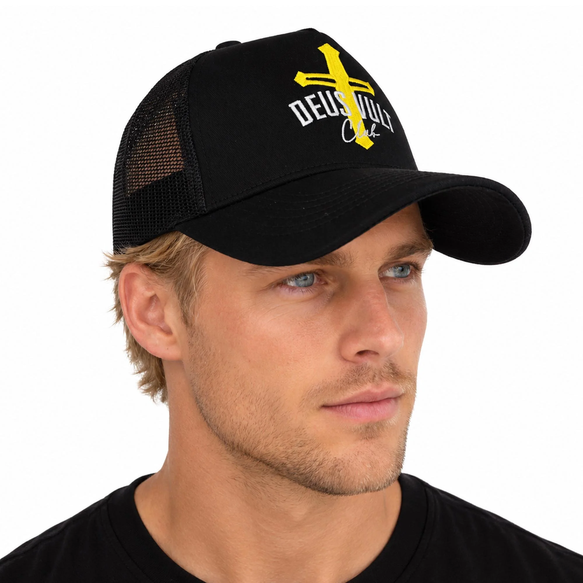 Snapback Mesh Cap | DVC Crest | Classic | 5 Panel | Black