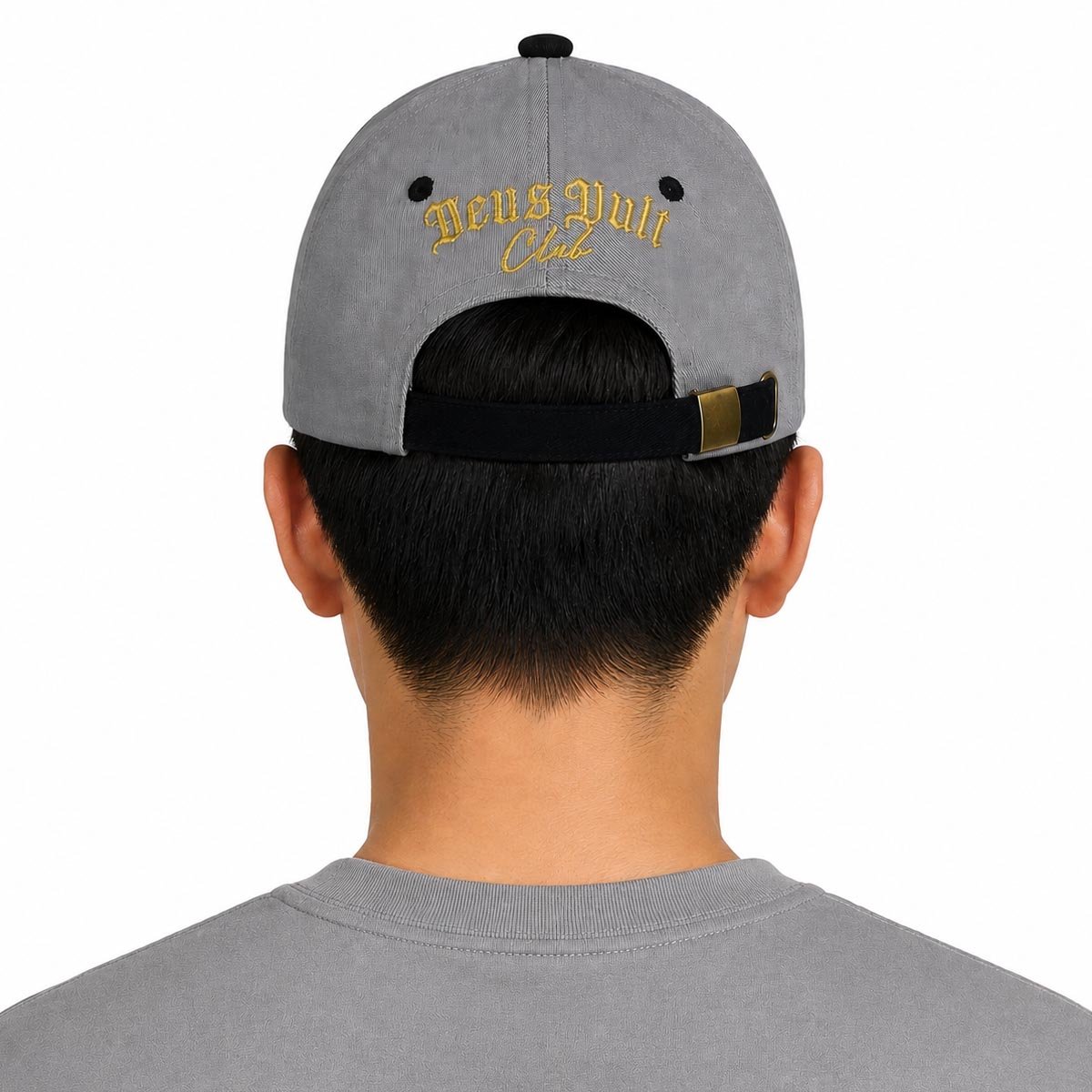 Snapback Cap | Armour | 5 Panel | Grey & Gold | Classic