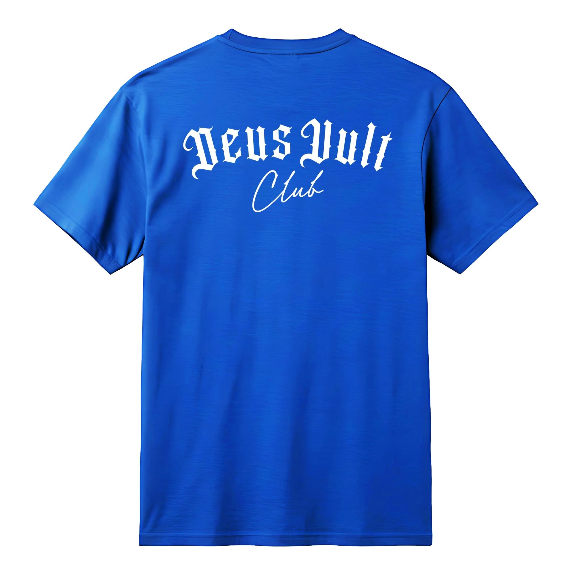Deus Vult Club The Courage T-Shirt Casual Fit Luxury Cotton Blue