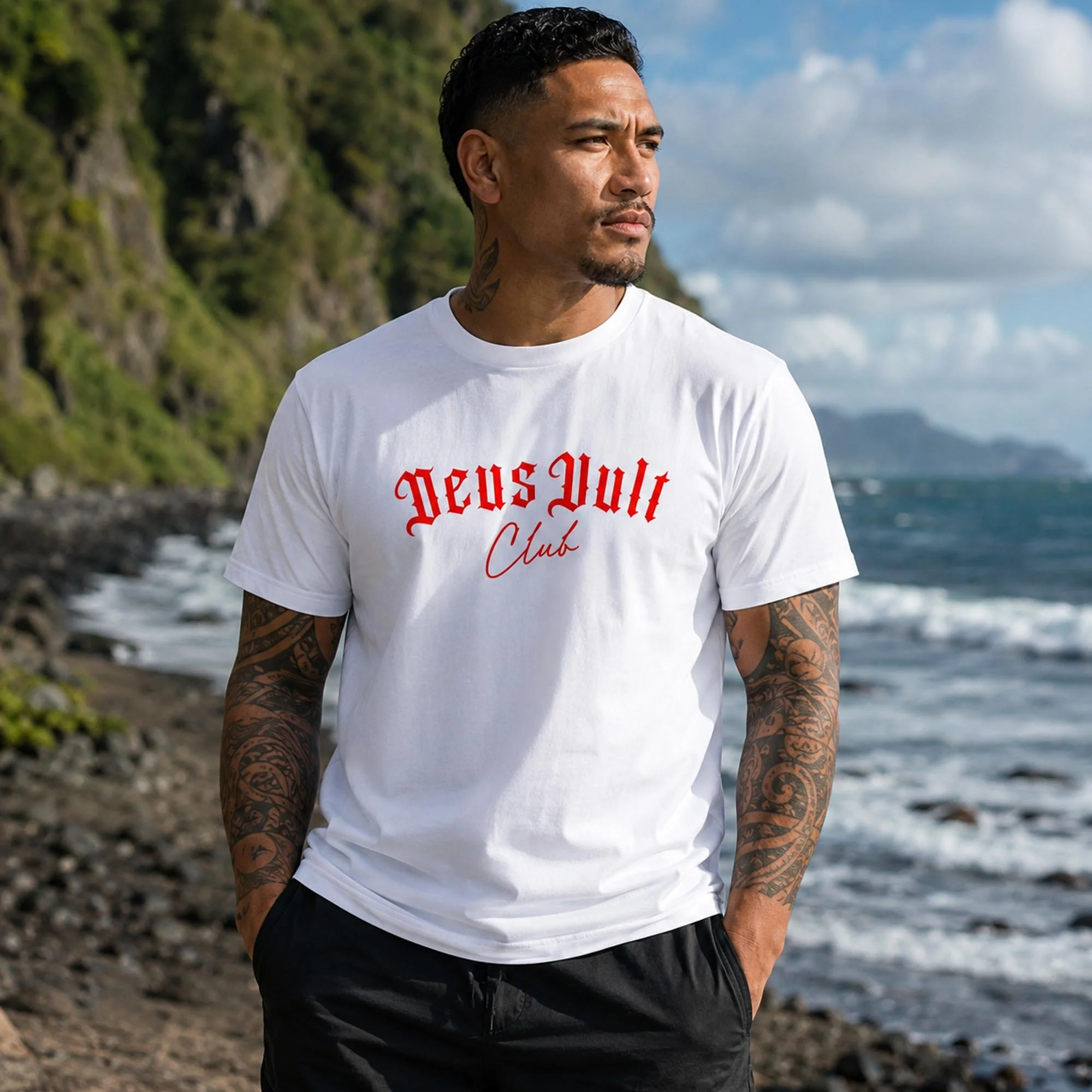 Templar | Statement | T-Shirt | Lightweight | Slim Fit | White