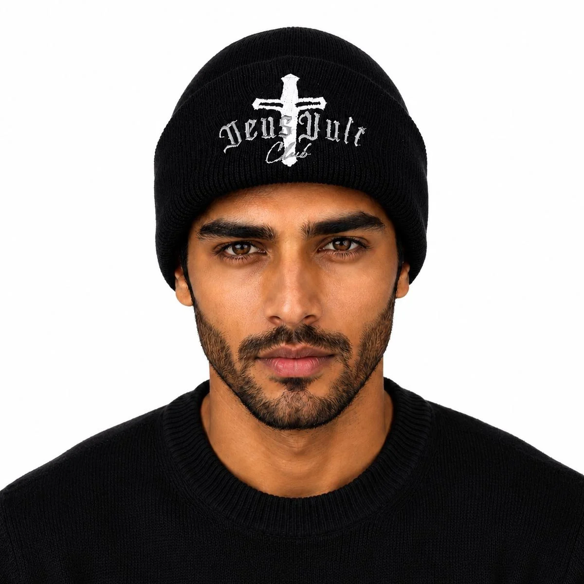 Beanie Wool Hat | Hospitaller | Unisex | Black