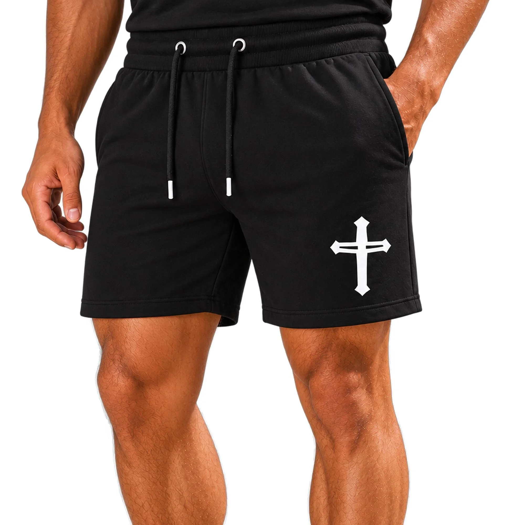 Hospitaller | Initiation | Shorts | Casual Fit | Luxury Cotton | Black