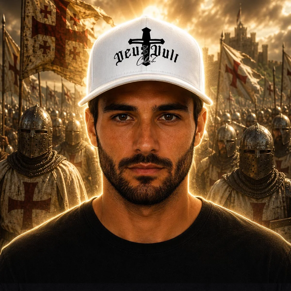 Snapback Cap | Teutonic | Est. 1095 | Modern | Sports | White