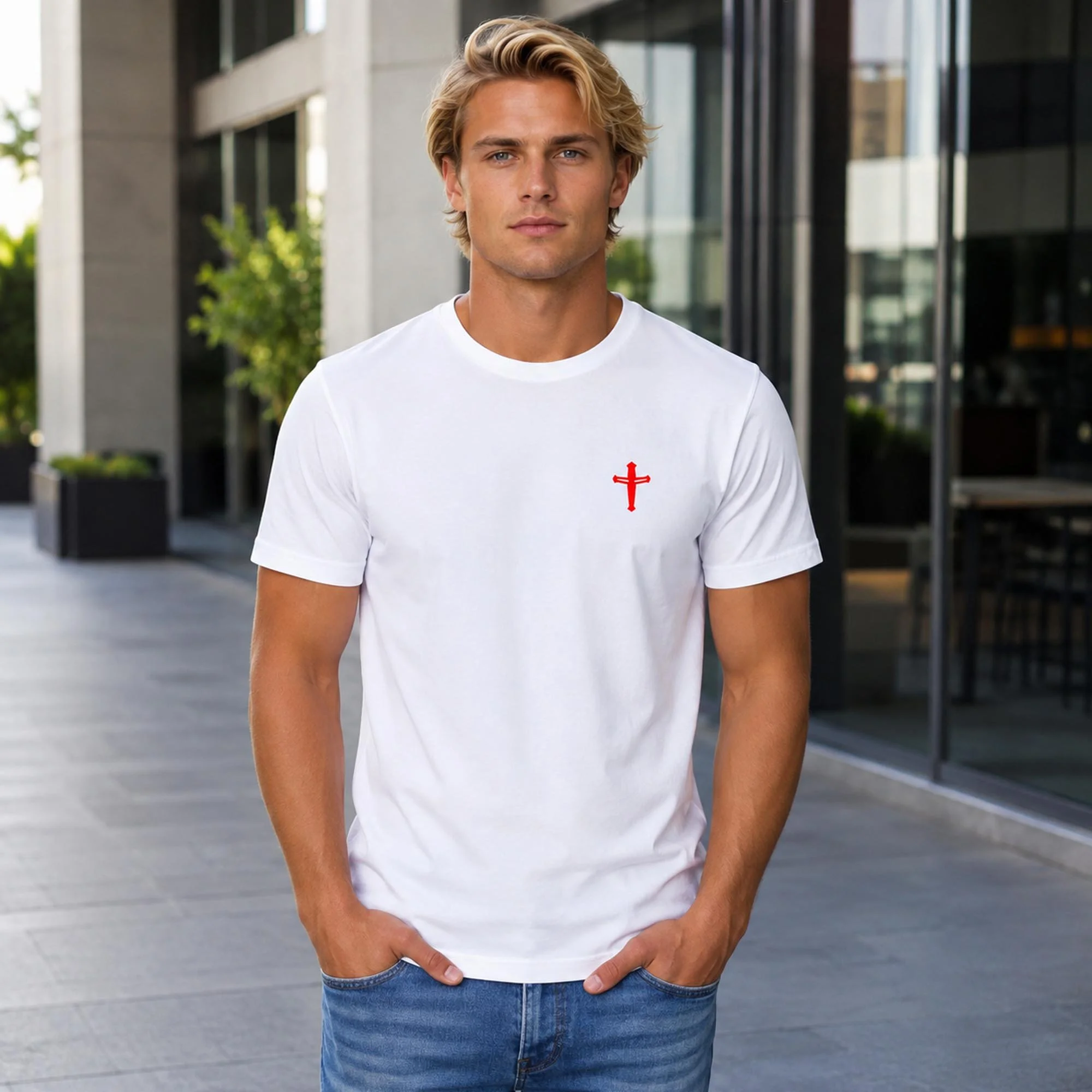 Templar | Urban | T-Shirt | Lightweight | Slim Fit | White