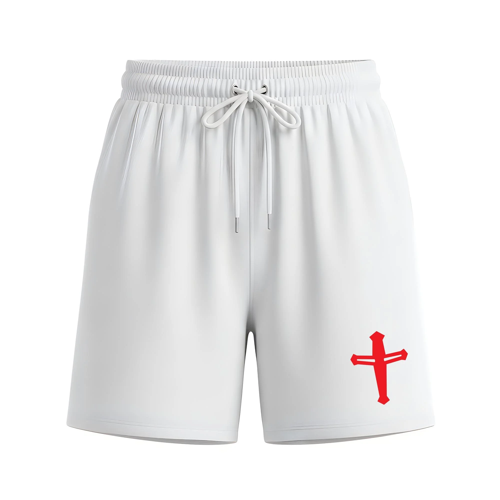 Knights Templar | Initiation | Shorts | Casual Fit | Luxury Cotton | White
