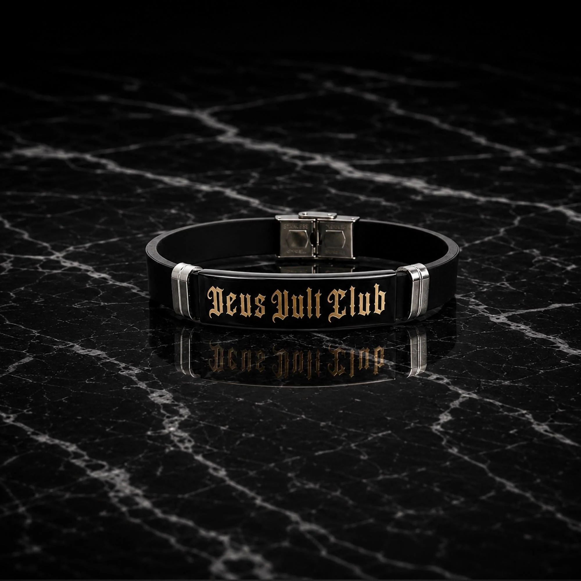 Bracelet | Deus Vult Club | Black & Silver