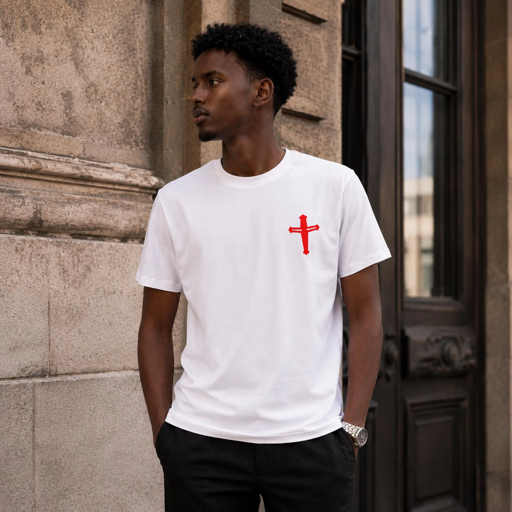 Templar | Initiation | T-Shirt | Casual Fit | Luxury Cotton | White