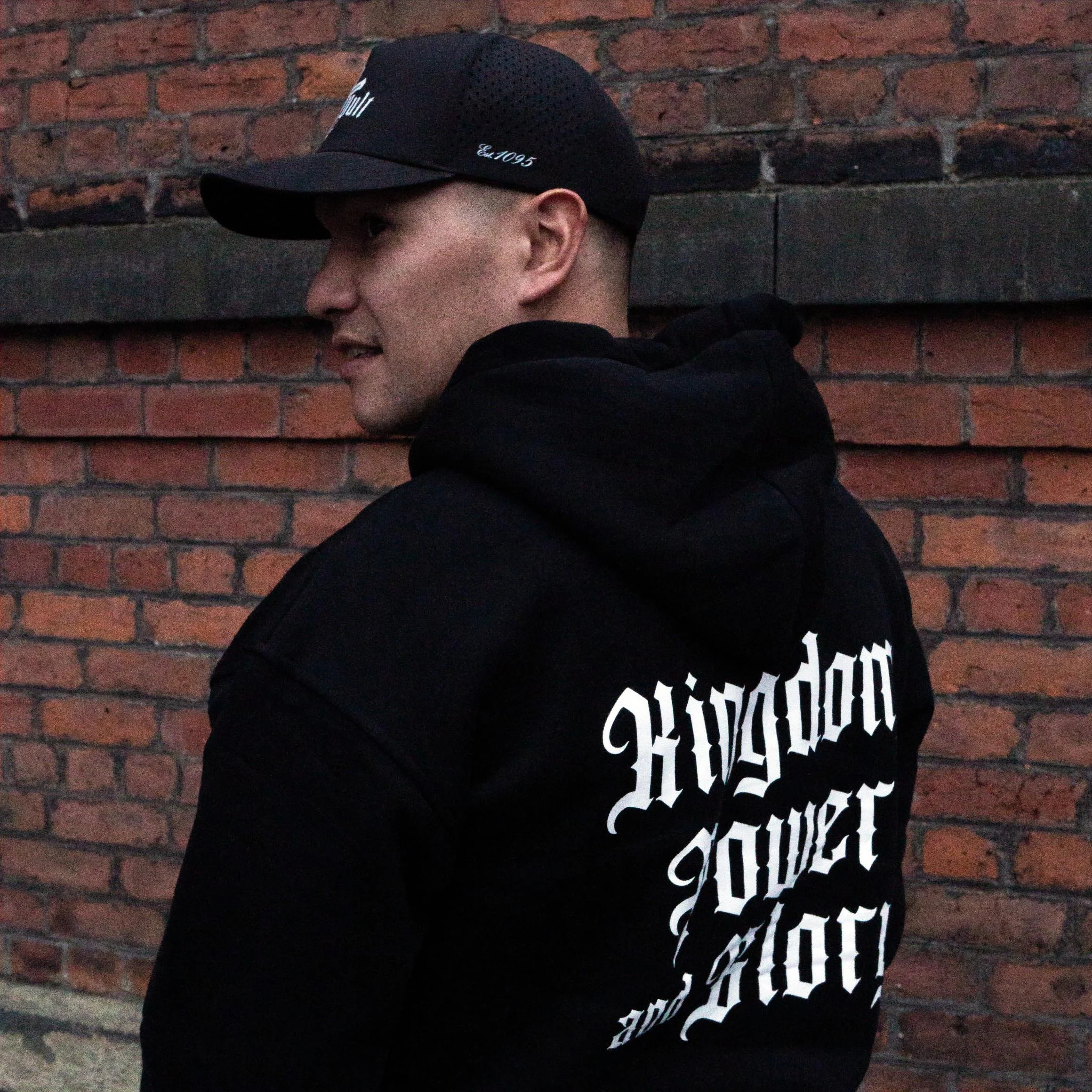 Kingdom Hoodie Casual Fit Luxury Cotton Black