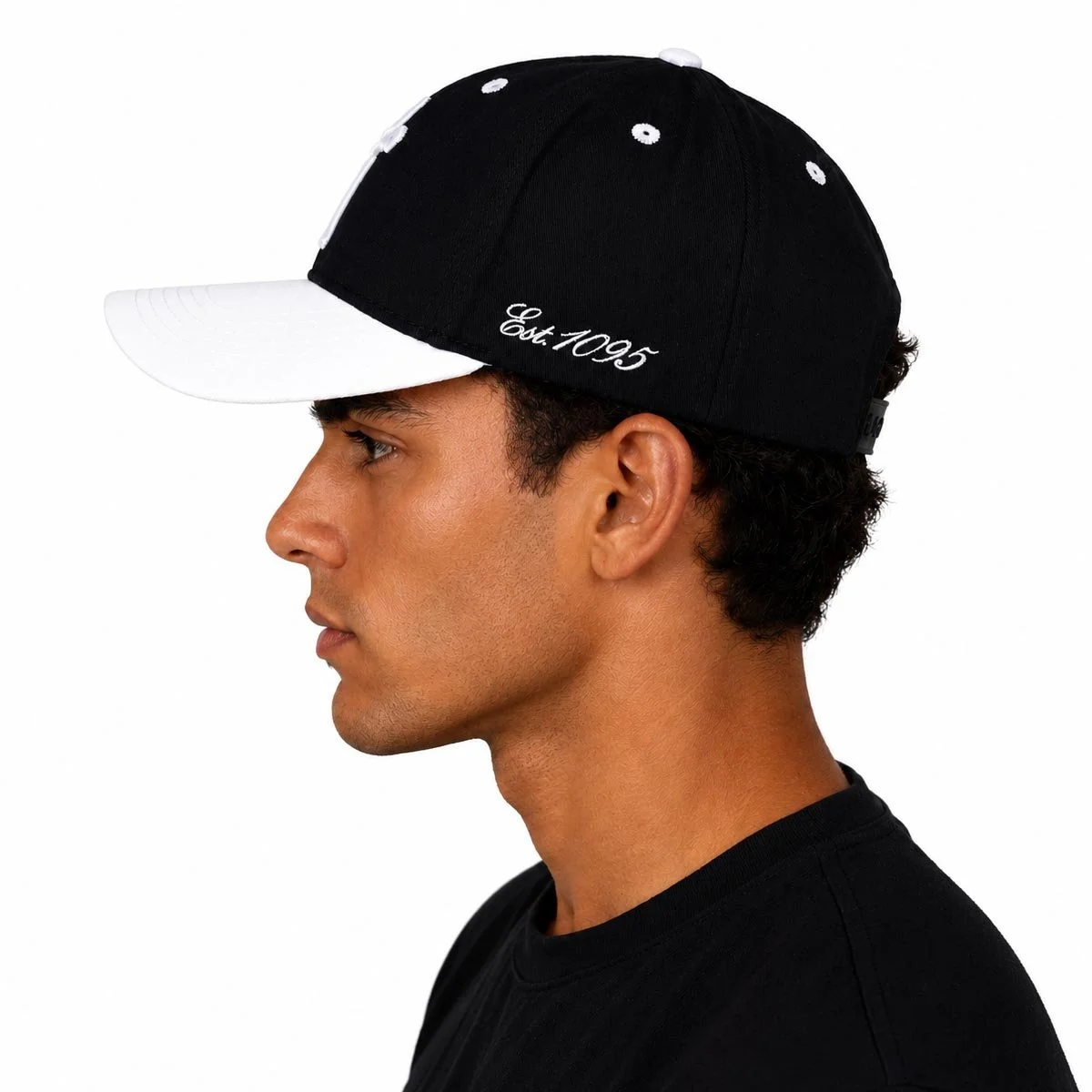 Baseball Cap | The Initiation | 6 Panel | Black & White | Classic