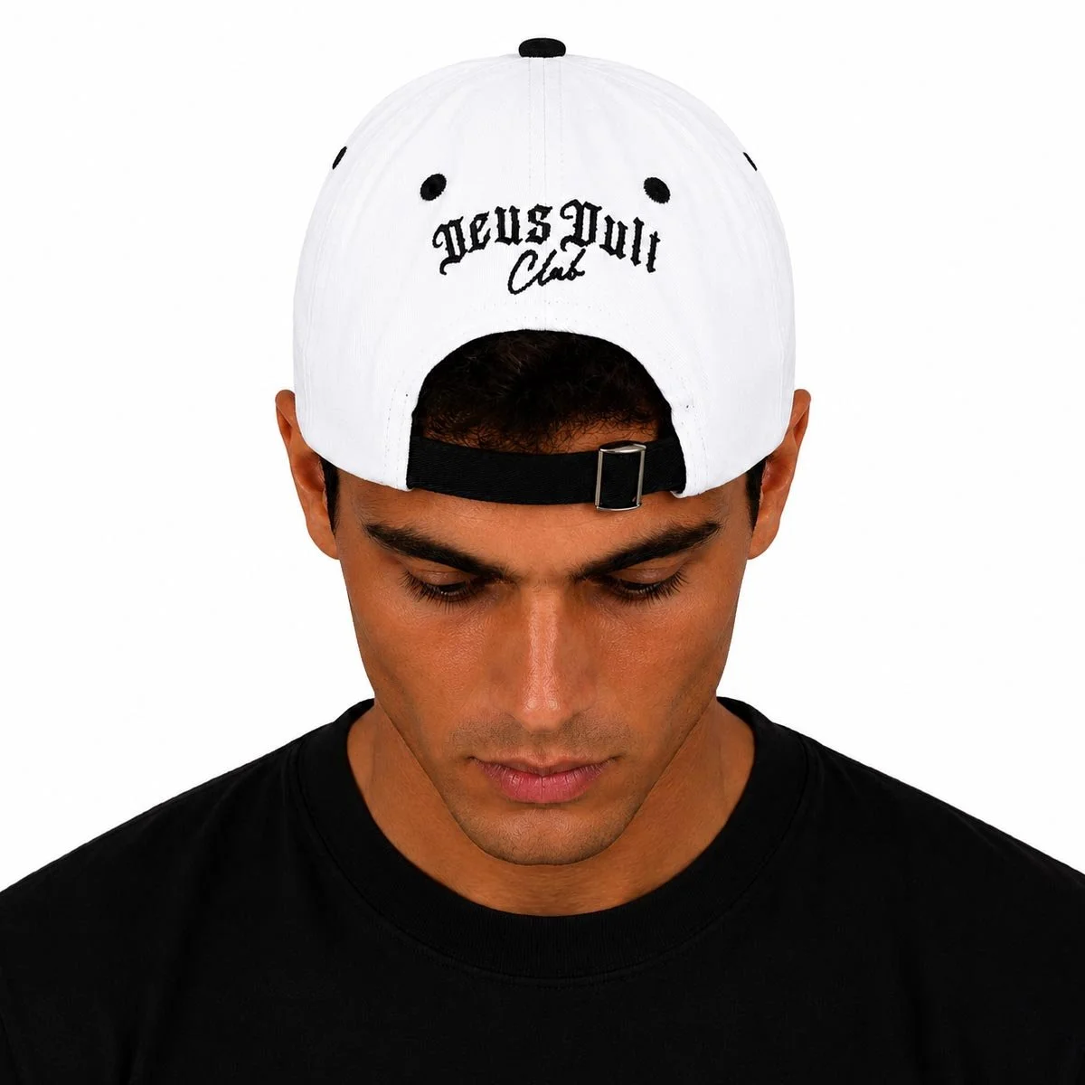 Baseball Cap | The Initiation | 6 Panel | White & Black | Classic