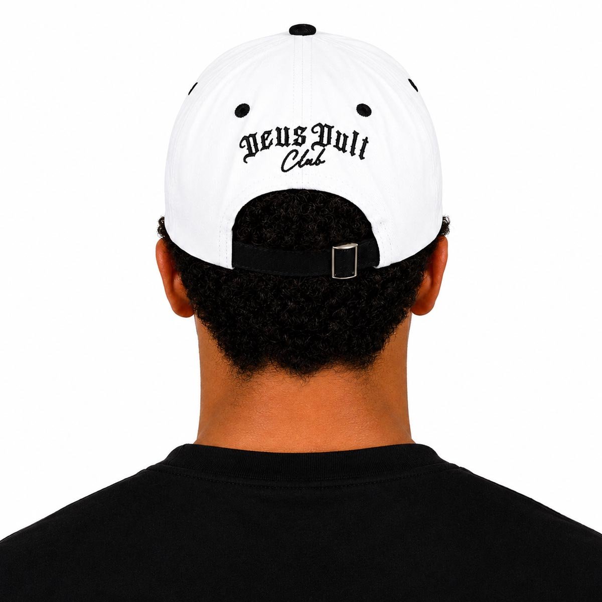 Baseball Cap | The Initiation | 6 Panel | White & Black | Classic