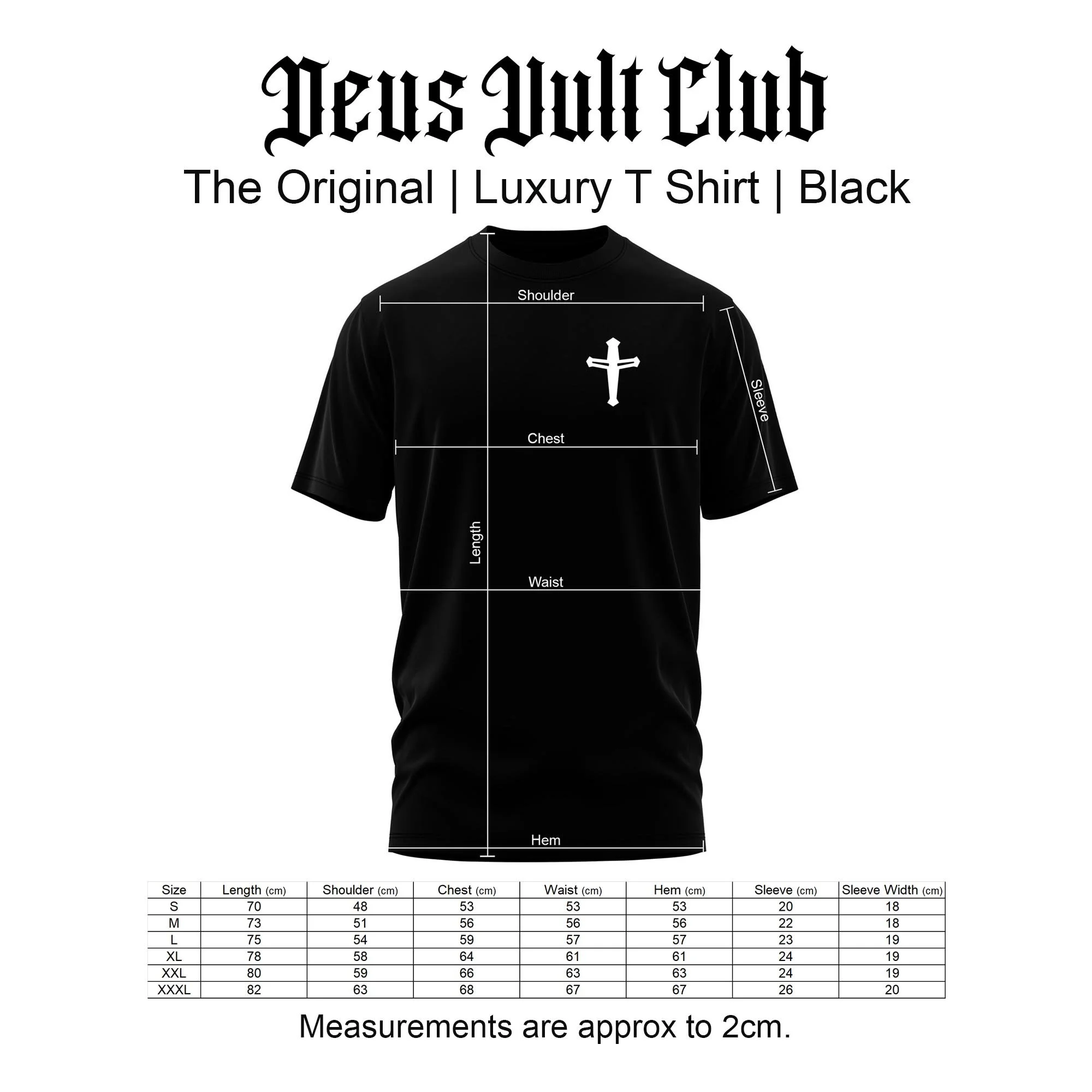 Dues Vult Club Original Luxury Fitted Black T-Shirt