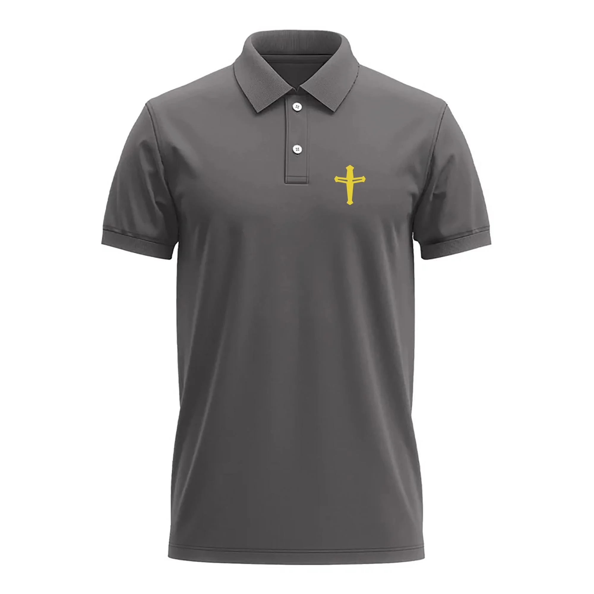 Polo | T-Shirt | Lightweight | Casual Fit | Grey