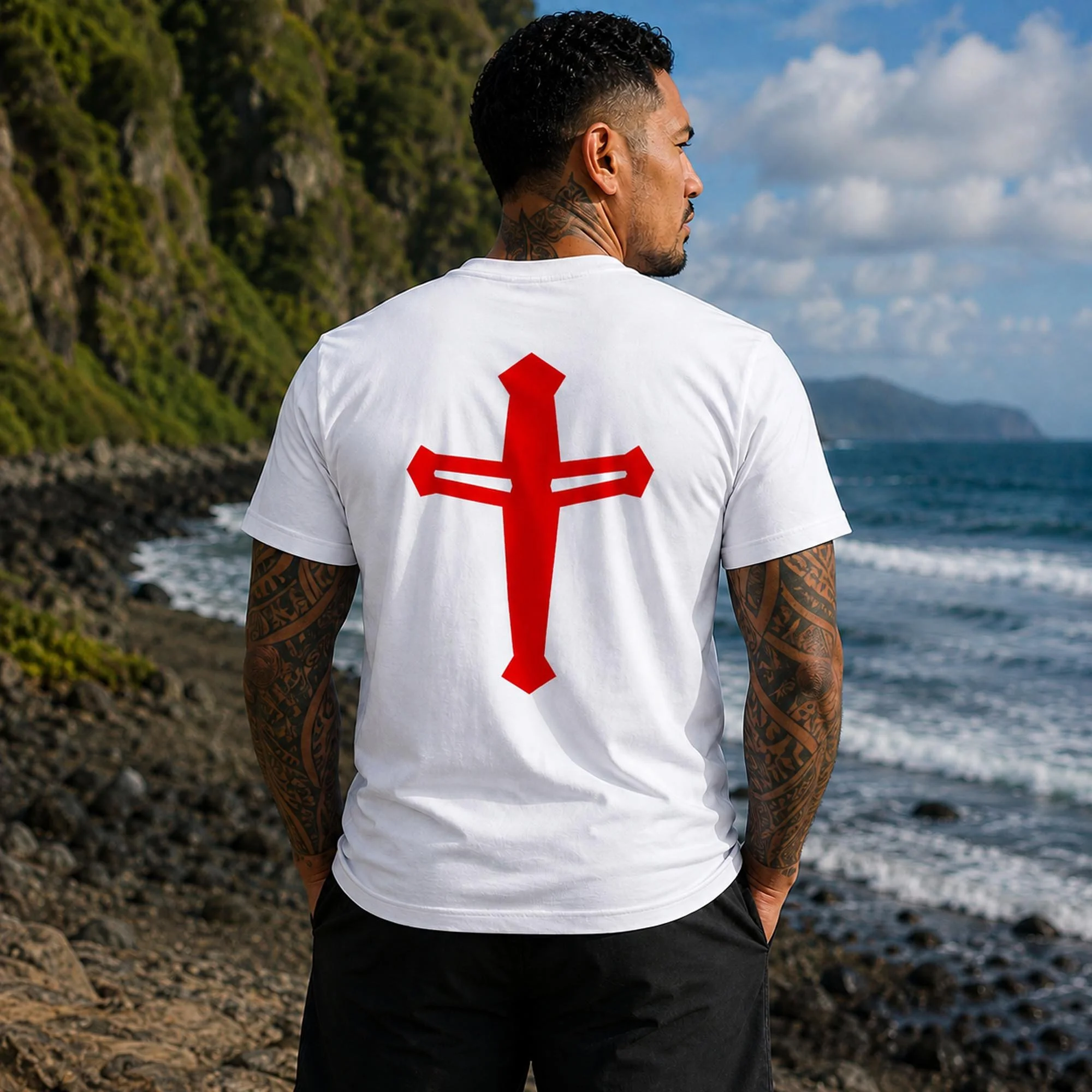Templar | Statement | T-Shirt | Lightweight | Slim Fit | White