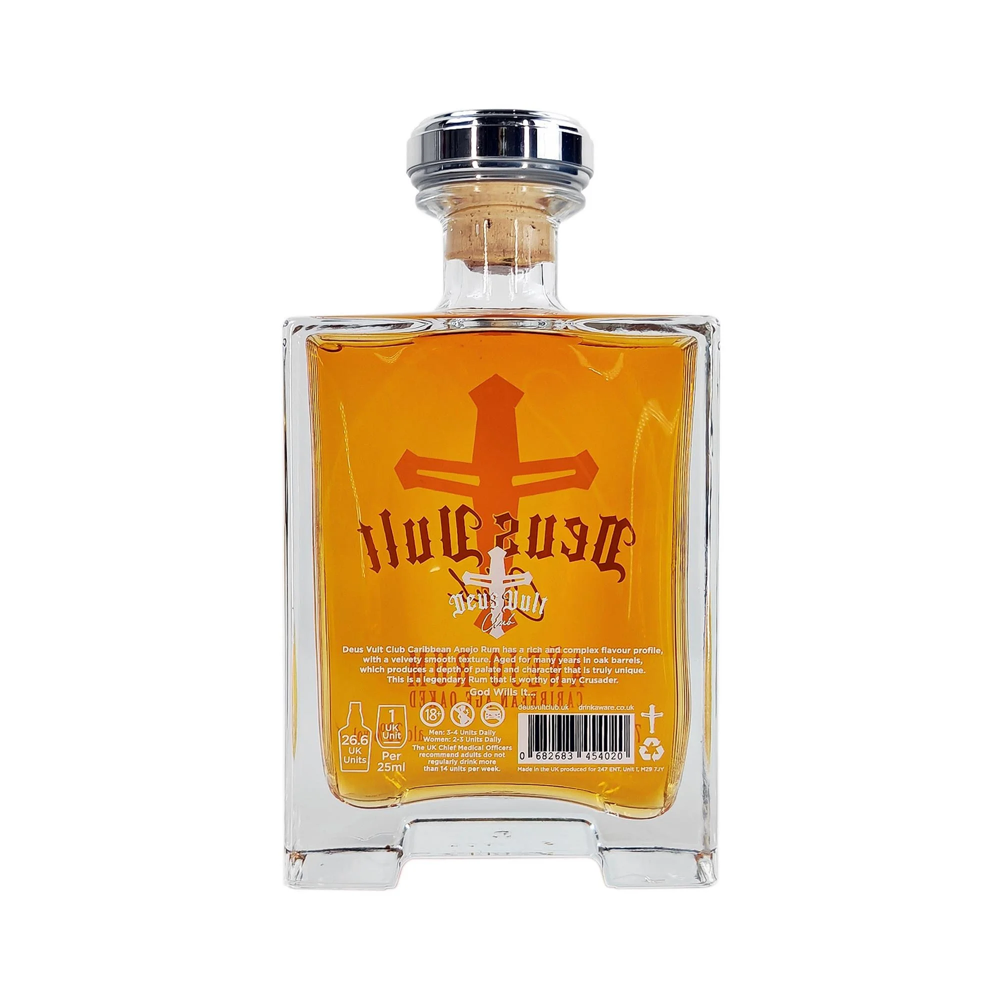 Deus Vult Club Caribbean Anejo Rum Age Oaked 70cl 38% ABV