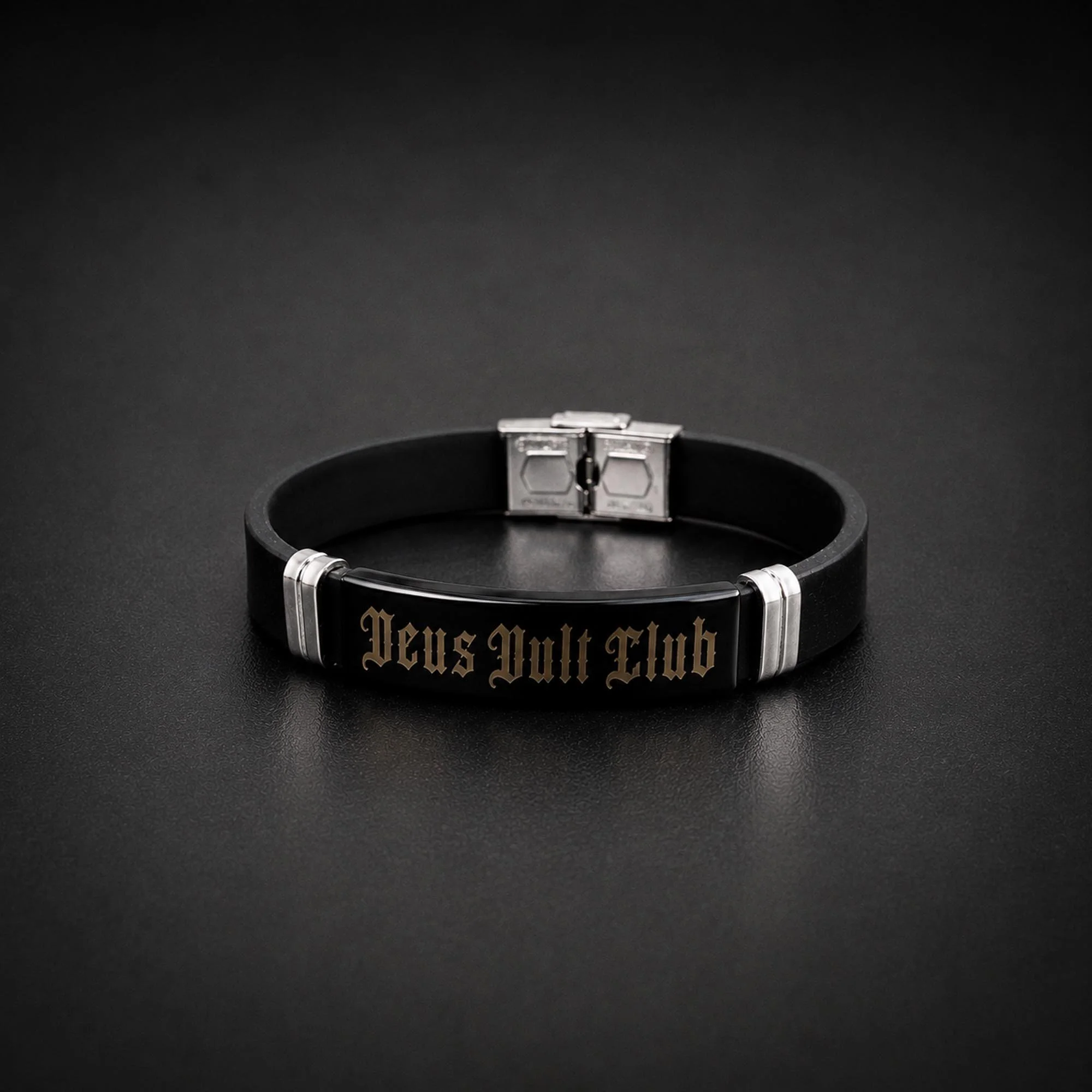 Bracelet | Deus Vult Club | Black & Silver
