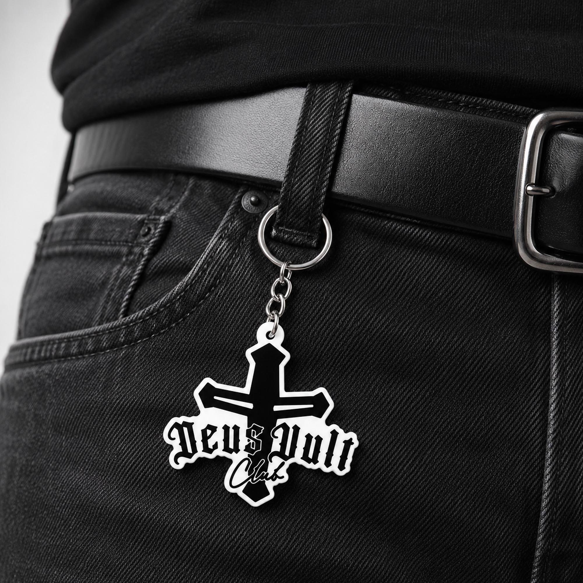 Deus Vult Club Loop Keychain Keyring