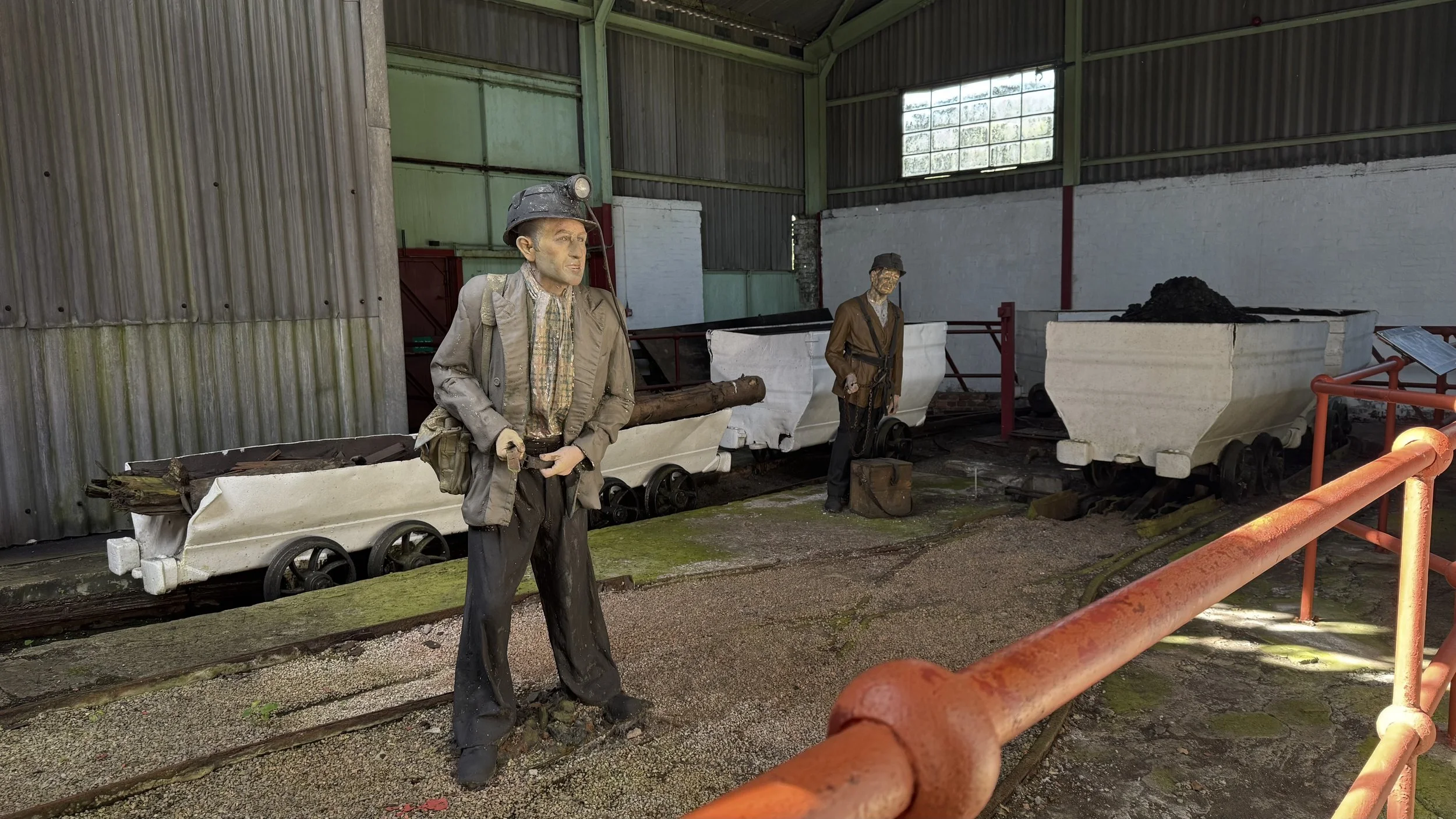  a wax model at the Rhonda Heritage Museum 