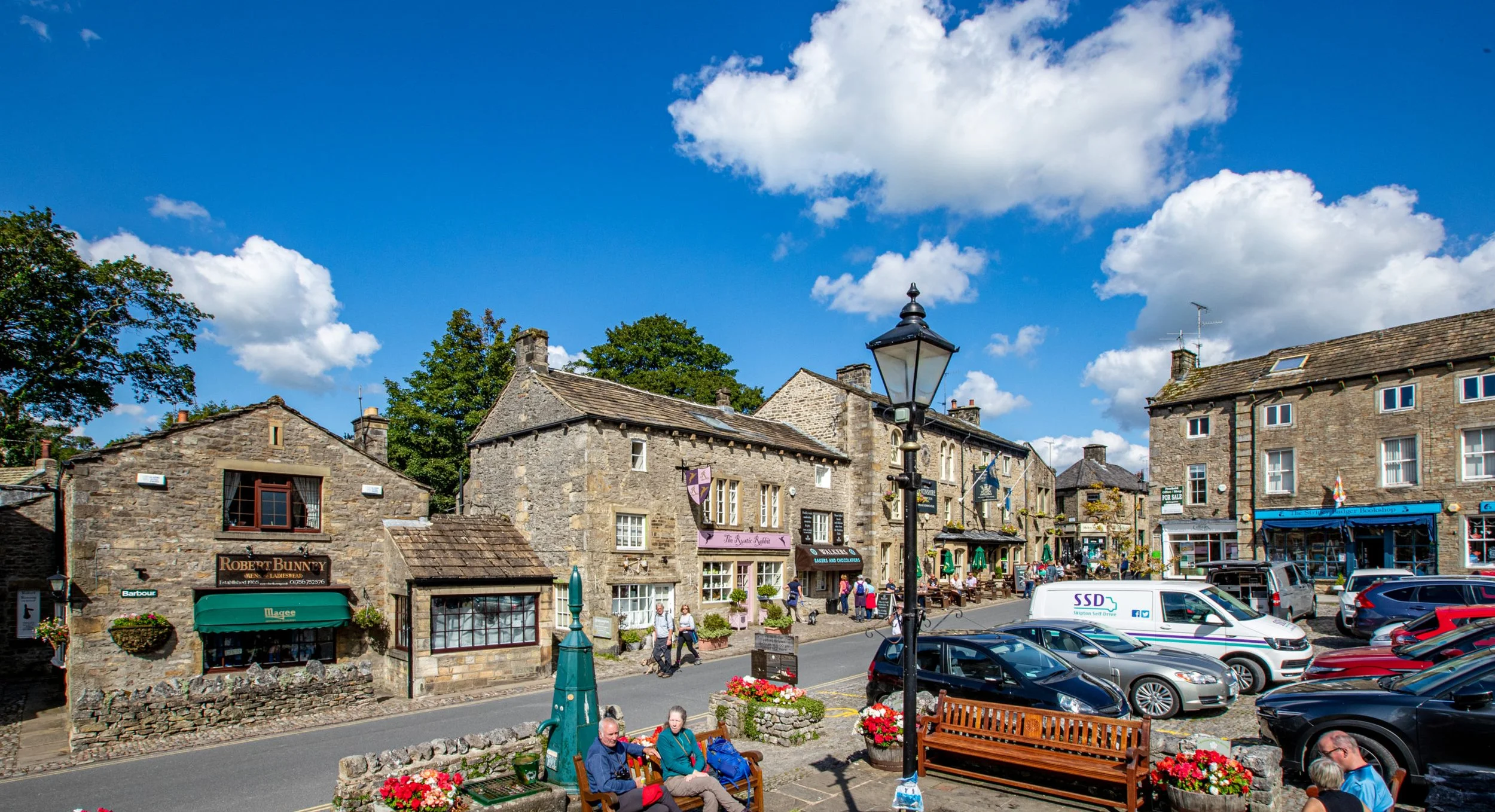 Grassington market town in the Yorkshire Dales.