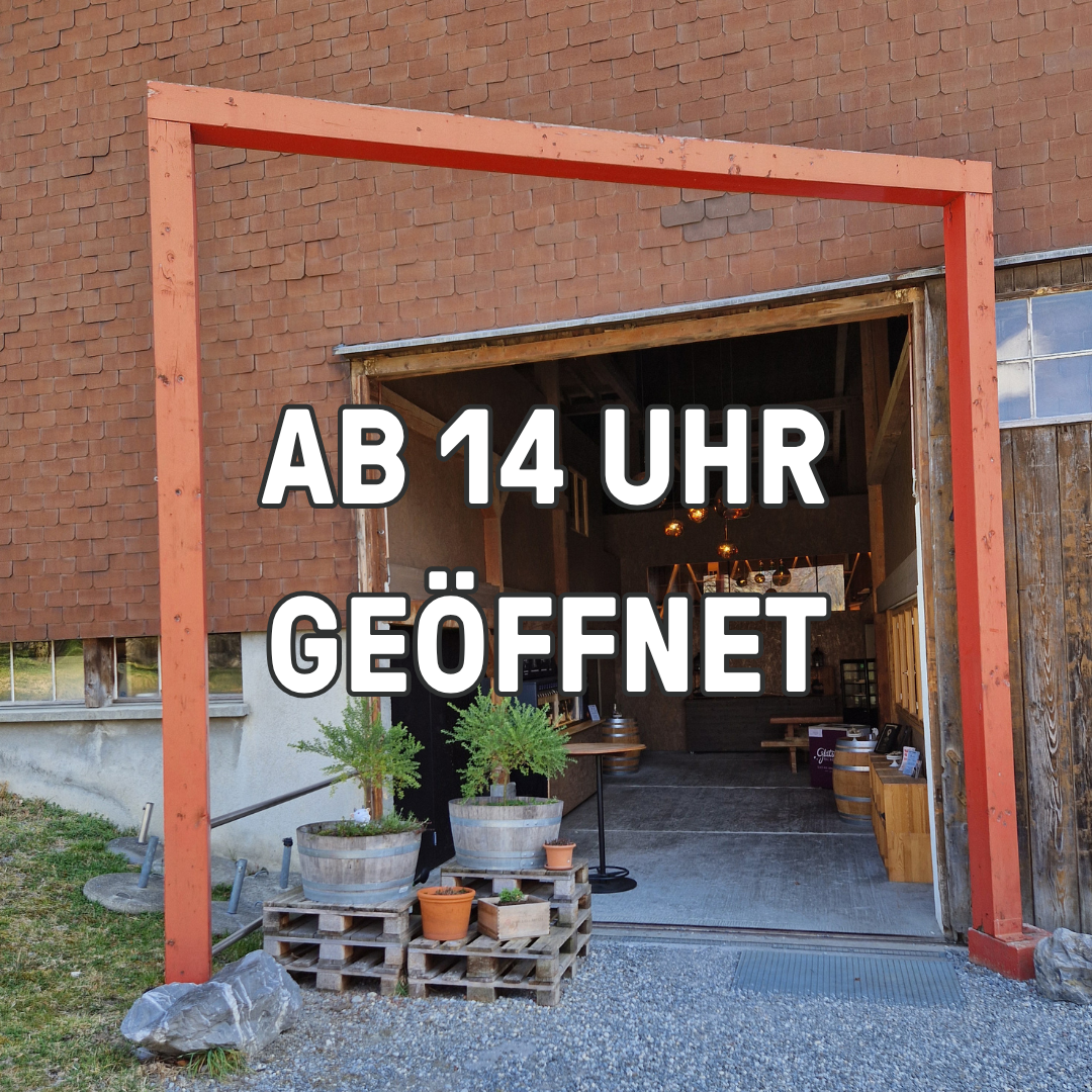 Ab 14 Uhr geöffnet
