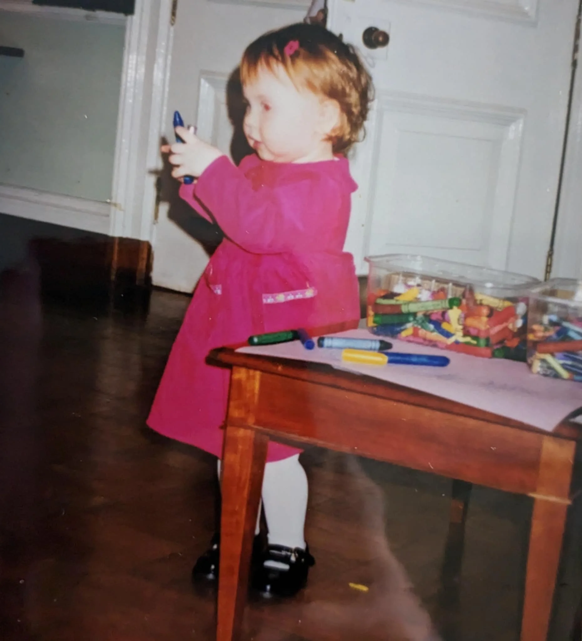 The artist in her early years