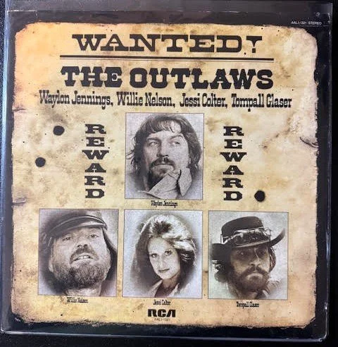 Waylon Jennings, Willie Nelson, Jessi Colter, Tompall Glaser – Wanted! The Outlaws (Used)