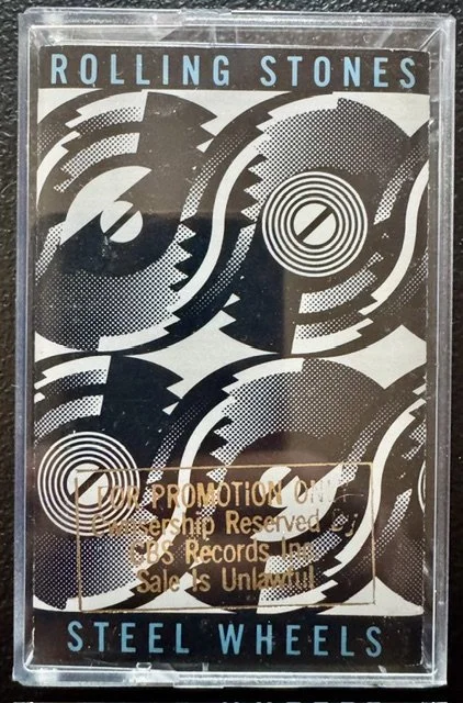 The Rolling Stones – Steel Wheels (Cassette, 1989, Rolling Stones Records 7464-45333-4)