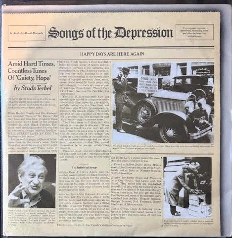 Various – Songs Of The Depression (Used)