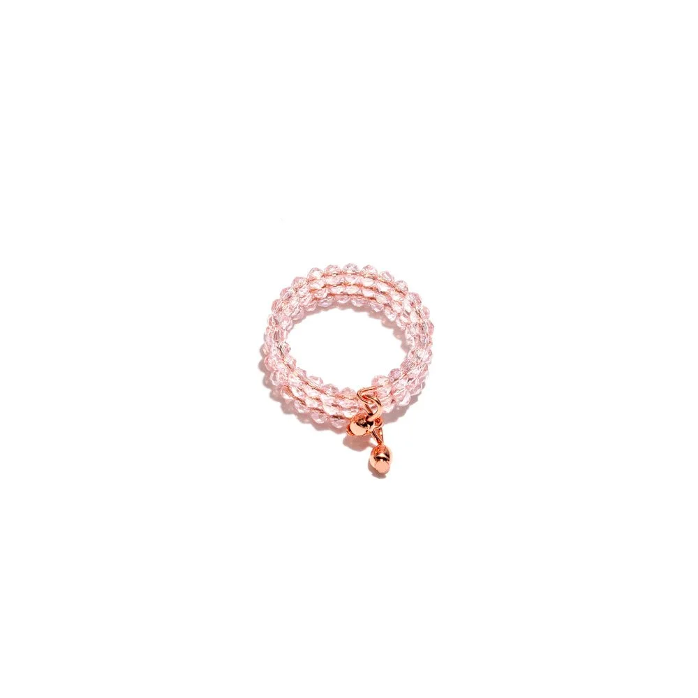 VESTOPAZZO - ANELLO MOLLA MINI CRISTALLI