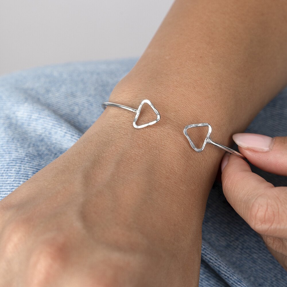 VESTOPAZZO - BRACCIALE MINI FORME VUOTO TRIANGOLO