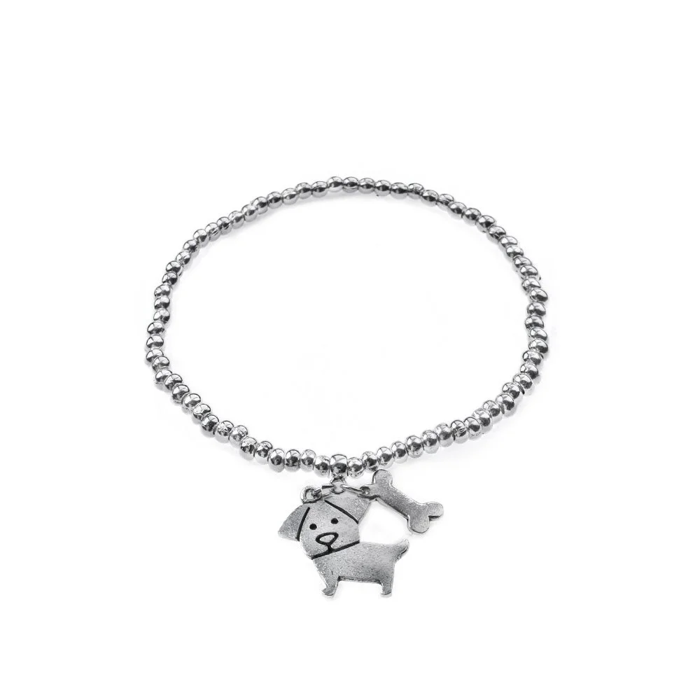 VESTOPAZZO - BRACCIALE ELASTICO CANE/OSSO