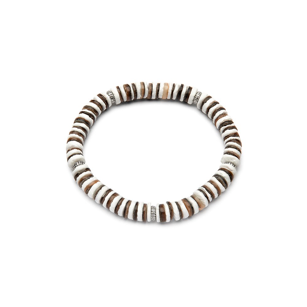 VESTOPAZZO - BRACCIALE ELASTICO CONCHIGLIA