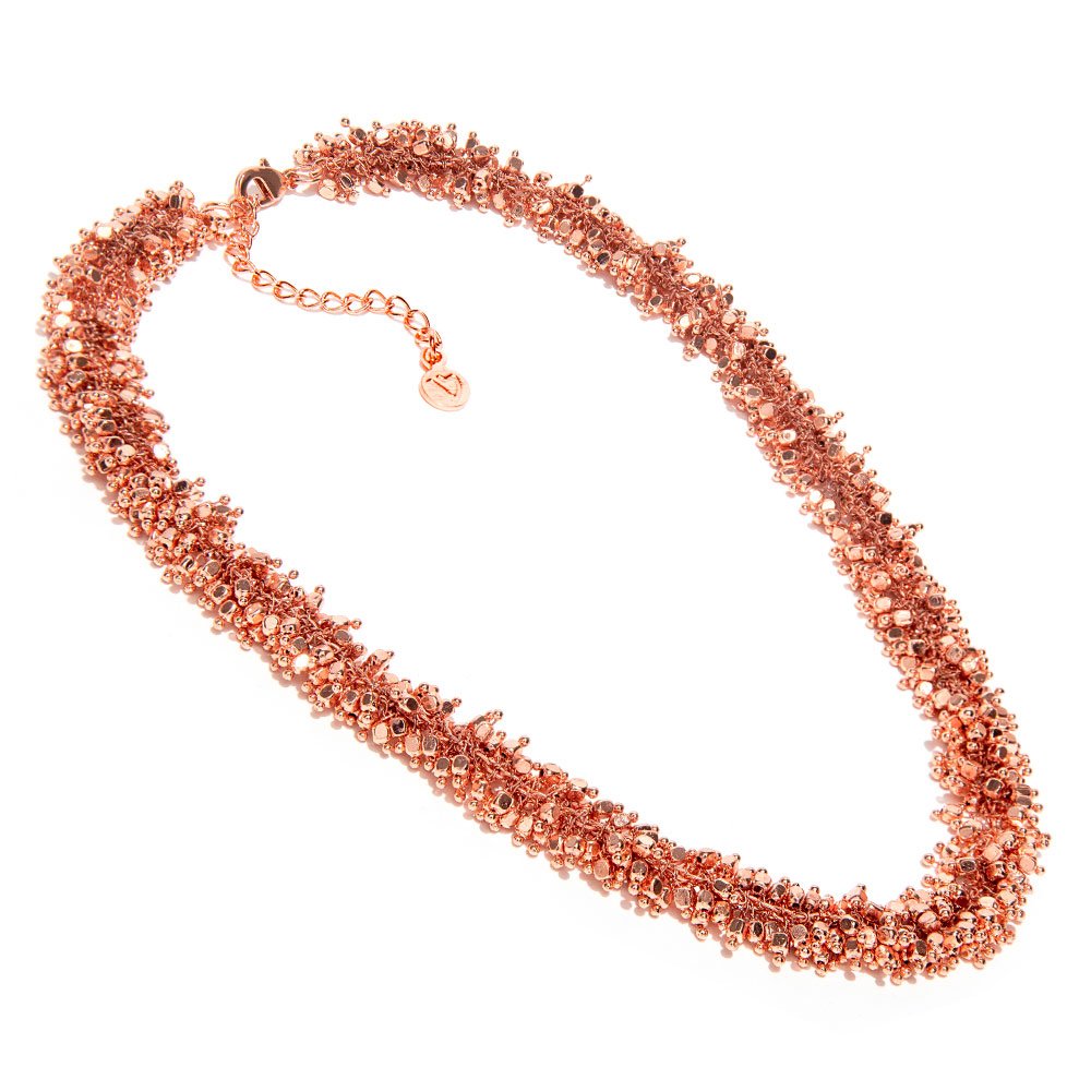 VESTOPAZZO - COLLANA MOGRA ROSE GOLD