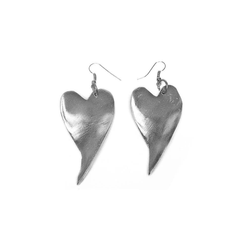 VESTOPAZZO - BOUCLES COEUR PLIE IRREGULIER