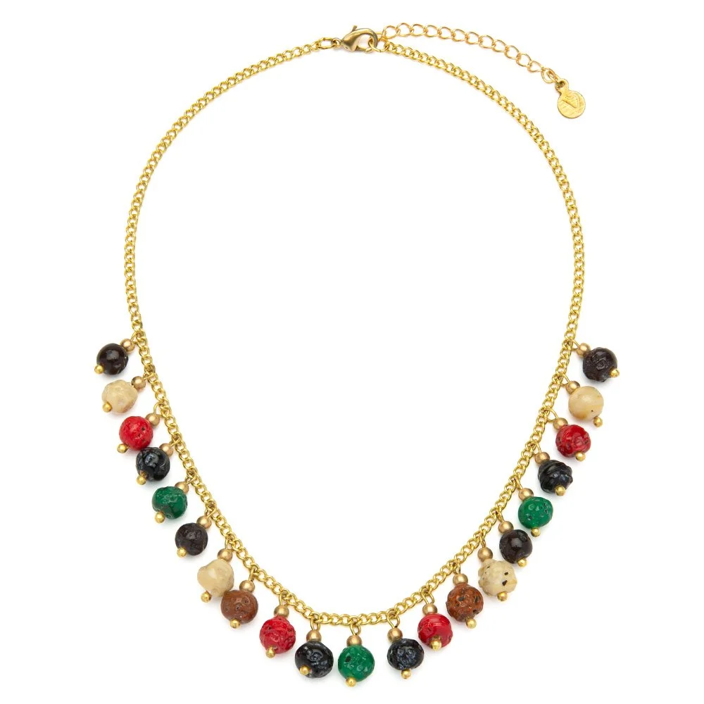 VESTOPAZZO - COLLANA PENDENTI SFERE