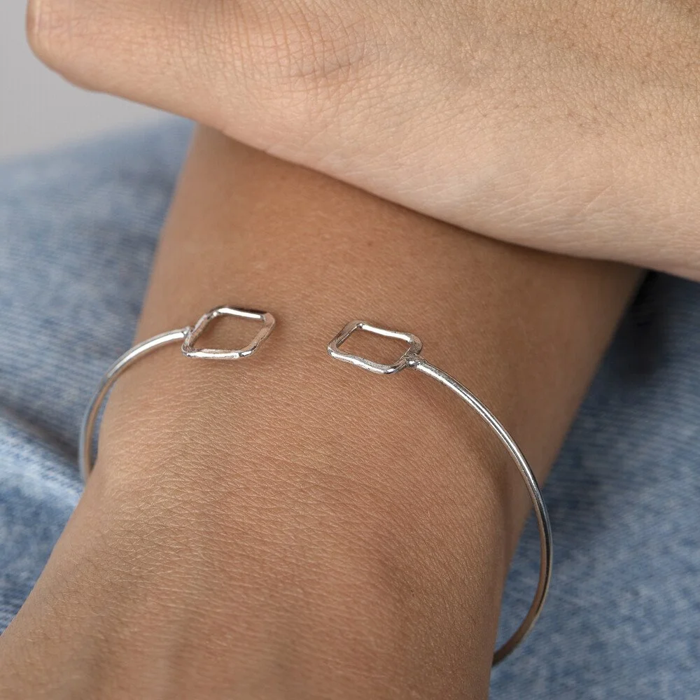 VESTOPAZZO - BRACCIALE MINI FORME VUOTO QUADRATO
