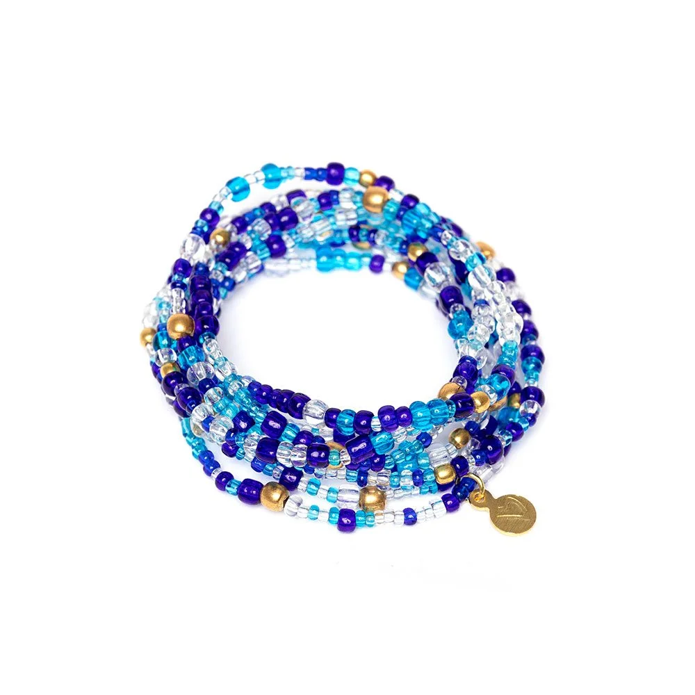 VESTOPAZZO - BRACCIALE/COLLANA PERLINE MIX
