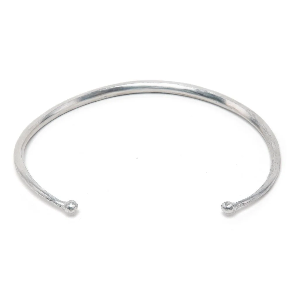 VESTOPAZZO - COLLANA RIGIDE RONDE A BOULE PM