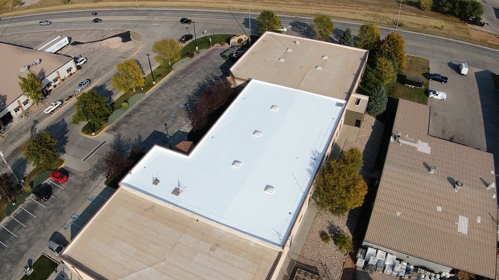 Single Ply Roofing Restoration Large Project