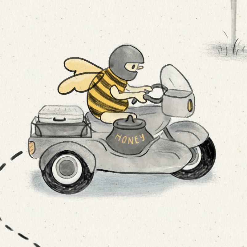 Bee! I'm expecting you!