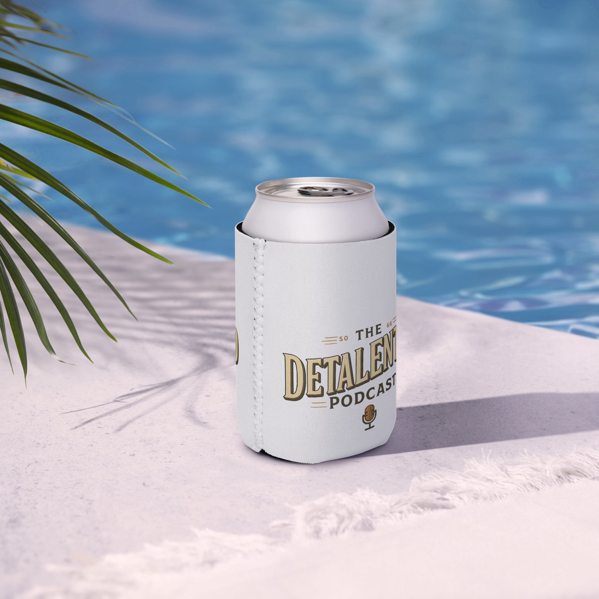 DeTalented Podcast Drink Koozie
