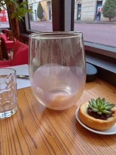 Palest Lavender and Gold Wine Glass on a Table.jpeg