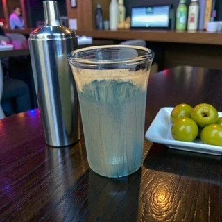 Pearl Blue Shot Glass on a Bar.jpeg